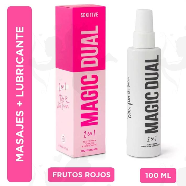  Aceite Aroma - Frutos rojos para masajes y lubricante 130 ml 